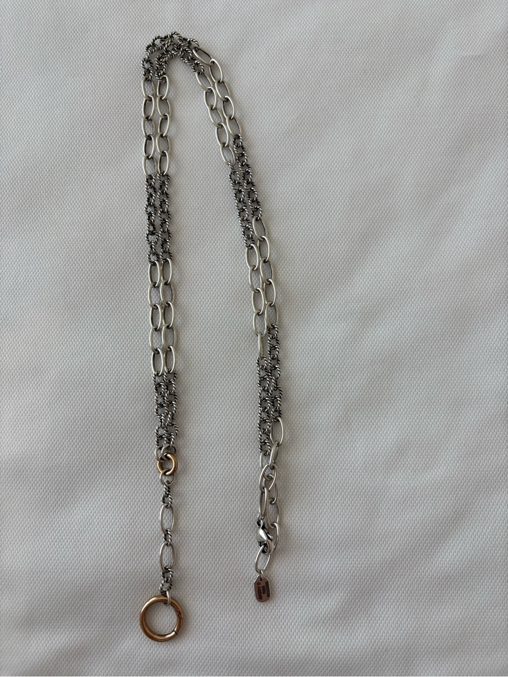 Retired James Avery | Circle Lariat Changeable Charm Necklace - Picture 3 of 8